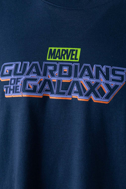  CAMISETA DE LOS GUARDIANES DE LA GALAXIA AZUL MANGA CORTA PARA HOMBRE