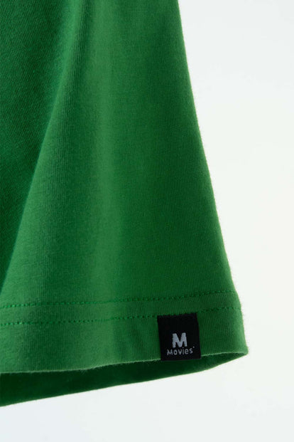  CAMISETA DE LAS TORTUGAS NINJA MANGA CORTA VERDE PARA HOMBRE