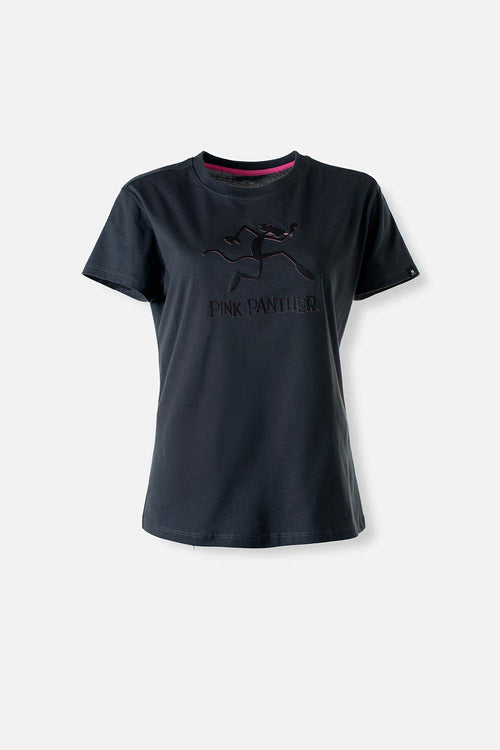 Card slide image -  CAMISETA DE LA PANTERA ROSA MANGA CORTA GRIS PARA MUJER