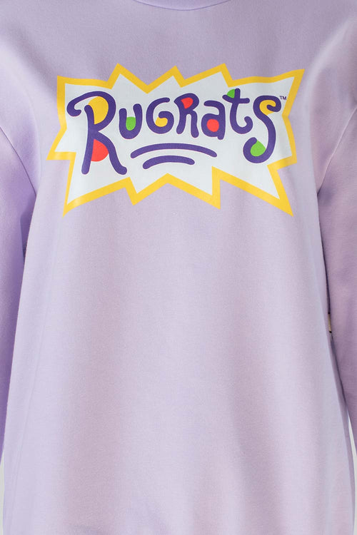 Card slide image -  BUZO DE LOS RUGRATS CERRADO LILA PARA MUJER