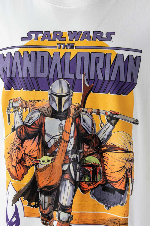 Card slide image -  CAMISETA DE MANDALORIAN MANGA CORTA MARFIL PARA HOMBRE