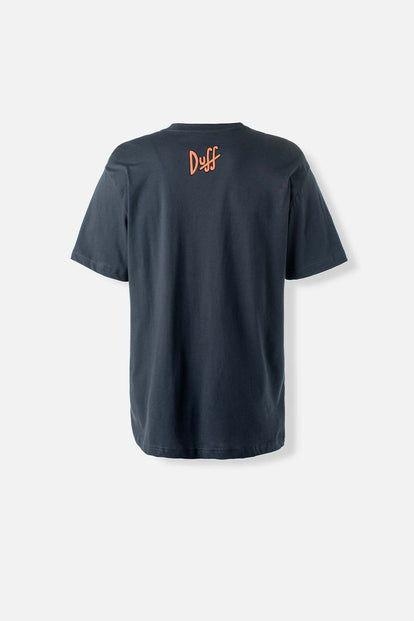  CAMISETA DE LOS SIMPSON MANGA CORTA GRIS PARA HOMBRE