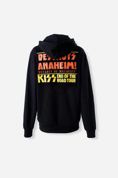  BUZO DE KISS NEGRO CON CAPUCHA GÉNERO NEUTRO