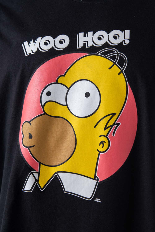 Card slide image -  CAMISETA DE SIMPSON MANGA CORTA NEGRA PARA HOMBRE