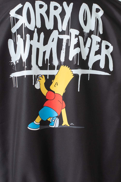 Card slide image -  CHAQUETA DE LOS SIMPSON CON CIERRE Y CAPUCHA NEGRO PARA HOMBRE