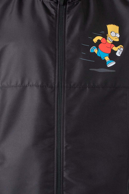 Card slide image -  CHAQUETA DE LOS SIMPSON CON CIERRE Y CAPUCHA NEGRO PARA HOMBRE