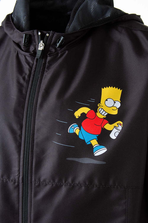 Card slide image -  CHAQUETA DE LOS SIMPSON CON CIERRE Y CAPUCHA NEGRO PARA HOMBRE
