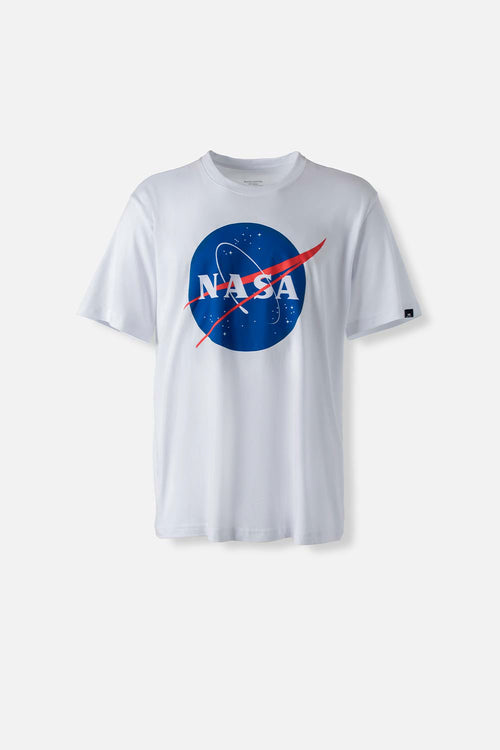 Card slide image -  CAMISETA DE LA NASA BLANCA ICÓNICA PARA HOMBRE