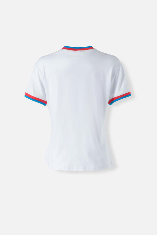 Card slide image -  CAMISETA DE LA NASA BLANCA MANGA CORTA PARA MUJER