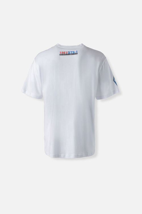 Card slide image -  CAMISETA DE LA NASA BLANCA MANGA CORTA PARA HOMBRE