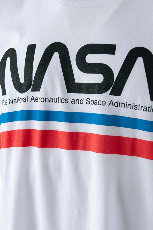 Card slide image -  CAMISETA DE LA NASA BLANCA MANGA CORTA PARA HOMBRE