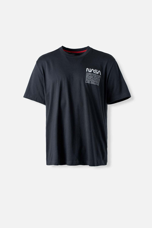 Card slide image -  CAMISETA DE LA NASA GRIS GRAFITO  MANGA CORTA PARA HOMBRE