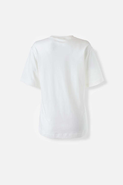  CAMISETA DE LOS SIMPSONS MARFIL MANGA CORTA DE MUJER