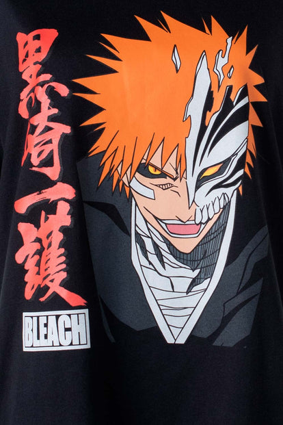  CAMISETA DE BLEACH MANGA CORTA NEGRA GÉNERO NEUTRO