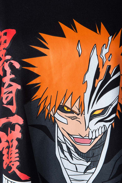  CAMISETA DE BLEACH MANGA CORTA NEGRA GÉNERO NEUTRO