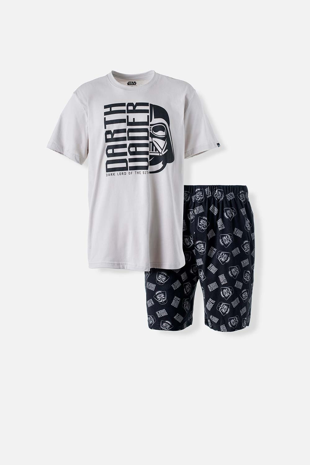 PIJAMA DE STAR WARS MANGA CORTA GRIS/NEGRO PARA HOMBRE – Movies