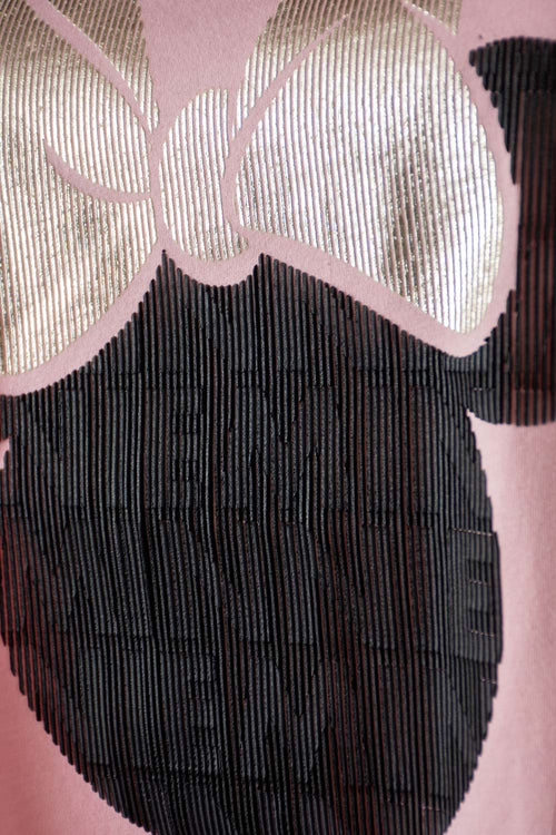 Card slide image -  CAMISETA DE MINNIE MOUSE MANGA CORTA ROSADA PARA MUJER