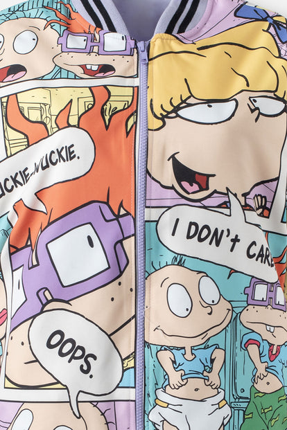  CHAQUETA DE LOS RUGRATS MULTICOLOR IMPERMEABLE PARA MUJER