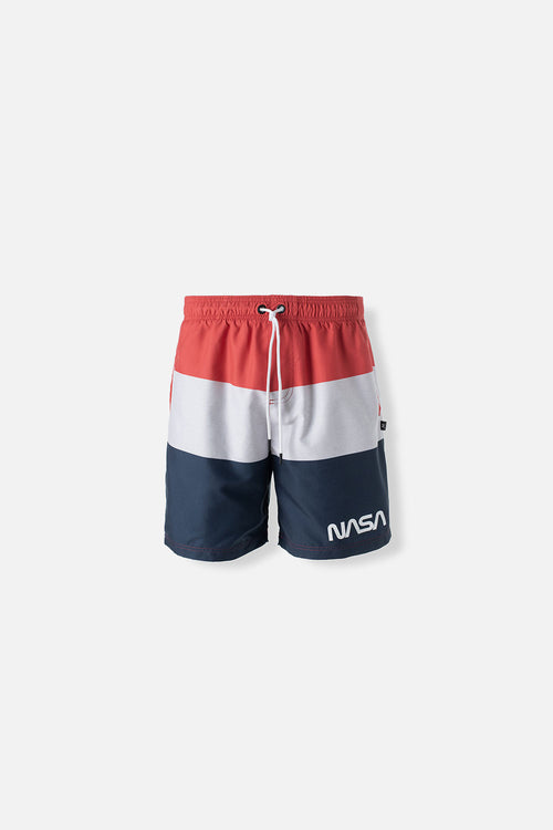 Card slide image -  PANTALONETA DE BAÑO DE LA NASA MULTICOLOR CON BOLSILLOS PARA HOMBRE