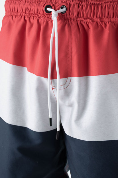  PANTALONETA DE BAÑO DE LA NASA MULTICOLOR CON BOLSILLOS PARA HOMBRE