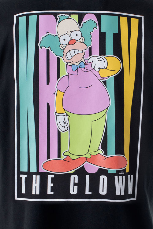 Card slide image -  CAMISETA DE KRUSTY NEGRA MANGA CORTA PARA HOMBRE