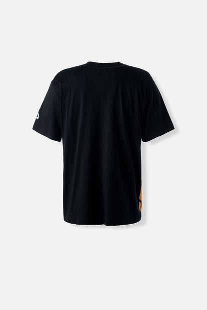  CAMISETA DE SMILEY NEGRA CON MANGA CORTA GÉNERO NEUTRO