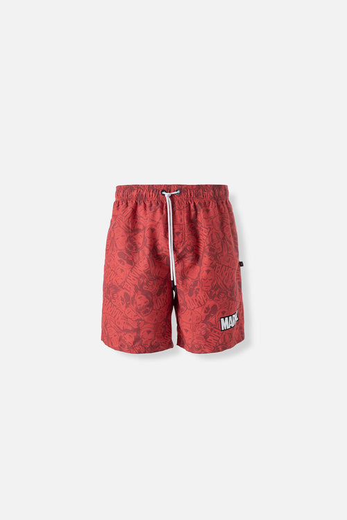 Card slide image -  PANTALONETA DE BAÑO DE MARVEL ROJA PARA HOMBRE