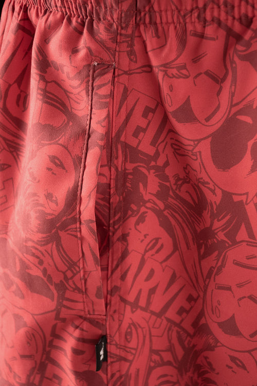 Card slide image -  PANTALONETA DE BAÑO DE MARVEL ROJA PARA HOMBRE
