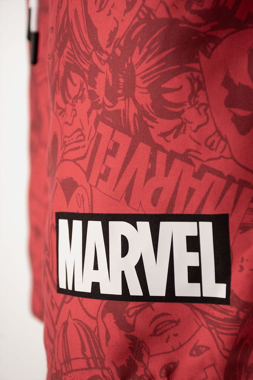 Card slide image -  PANTALONETA DE BAÑO DE MARVEL ROJA PARA HOMBRE