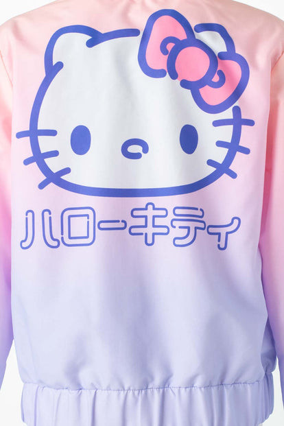  CHAQUETA DE HELLO KITTY MULTICOLOR ESTAMPADA PARA MUJER