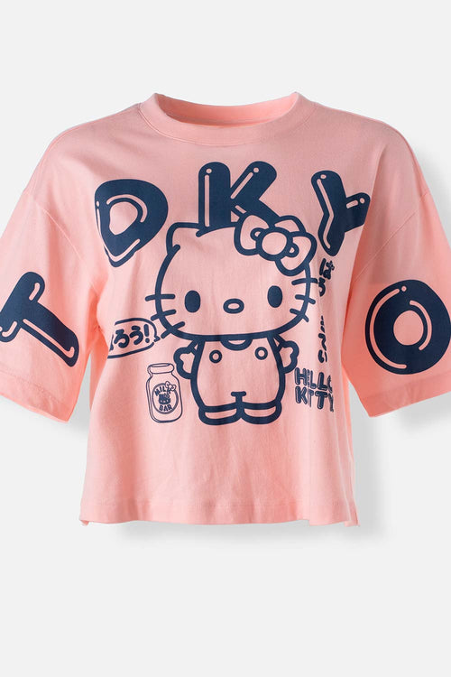 Card slide image -  CAMISETA DE HELLO KITTY MANDARINA MANGA CORTA PARA MUJER