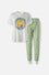 PIJAMA DE LOS SIMPSON BLANCA Y AZUL DE PANTALÓN LARGO PARA MUJER
