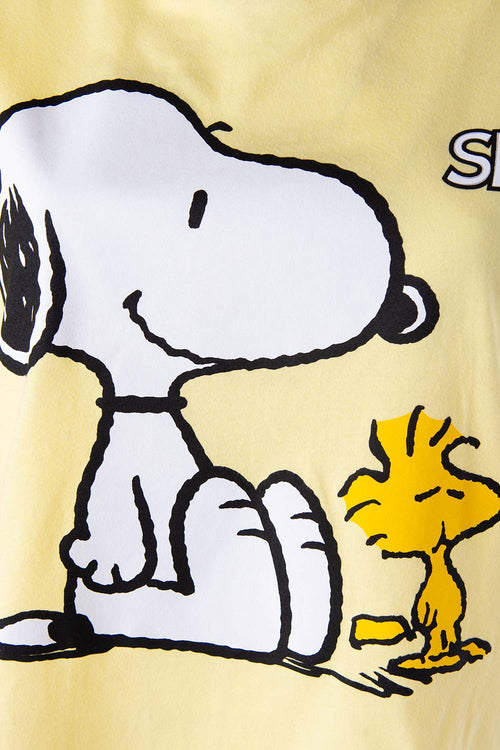 Card slide image -  CAMISETA DE SNOOPY AMARILLA MANGA CORTA PARA MUJER