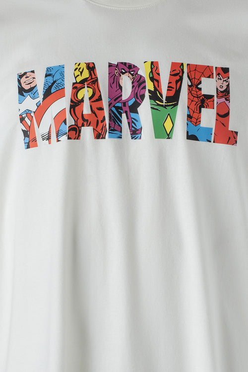 Card slide image -  CAMISETA DE MARVEL MARFIL MANGA CORTA PARA HOMBRE
