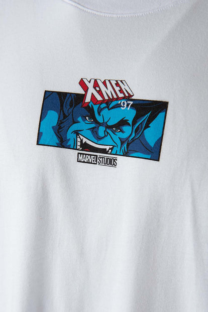  CAMISETA DE X-MEN MANGA CORTA BLANCA PARA HOMBRE