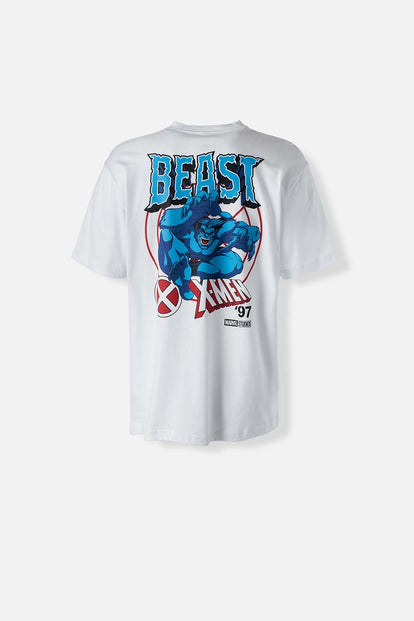  CAMISETA DE X-MEN MANGA CORTA BLANCA PARA HOMBRE