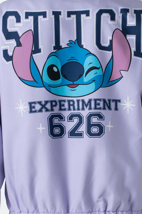 Card slide image -  CHAQUETA DE STITCH LILA CON CIERRE PARA MUJER