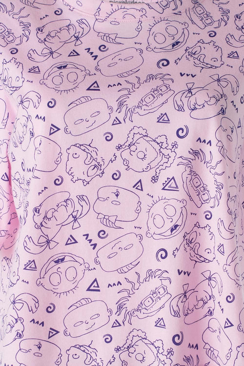 Card slide image -  CAMISETA DE LOS RUGRATS MULTICOLOR ESTAMPADA PARA MUJER