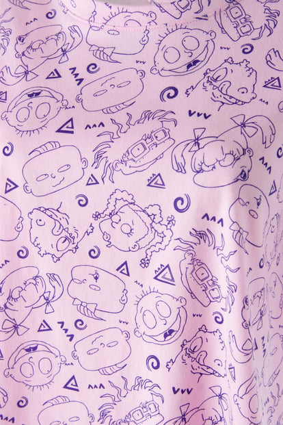  CAMISETA DE LOS RUGRATS BOXY FIT PARA MUJER
