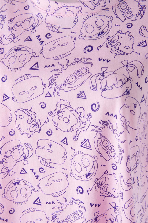 Card slide image -  CAMISETA DE LOS RUGRATS MULTICOLOR ESTAMPADA PARA MUJER