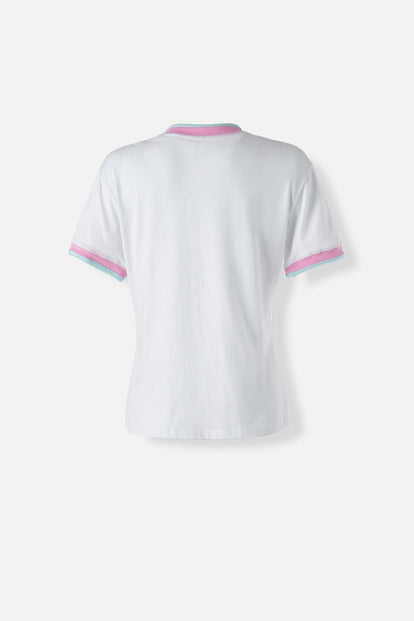  CAMISETA DE LOS RUGRATS BLANCA CON ESTAMPADO PARA MUJER