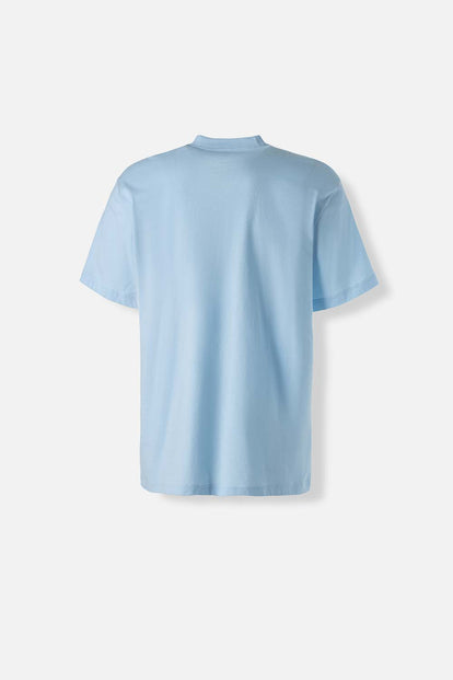  CAMISETA RICK Y MORTY AZUL MANGA CORTA PARA HOMBRE