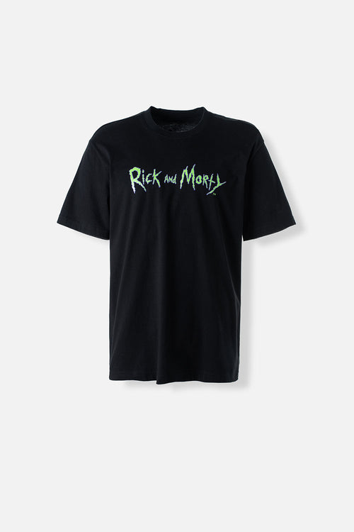 Card slide image -  CAMISETA DE RICK Y MORTY MANGA CORTA NEGRA PARA HOMBRE