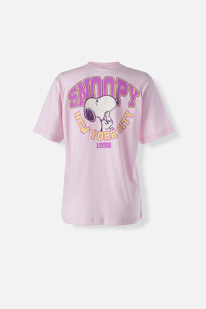  CAMISETA DE SNOOPY REGULAR FIT PARA MUJER