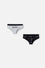 PACK X2 PANTIES DE HARRY POTTER GRIS Y NEGRO PARA MUJER