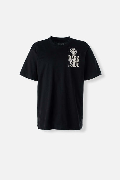  CAMISETA DE STAR WARS MANGA CORTA NEGRA PARA HOMBRE