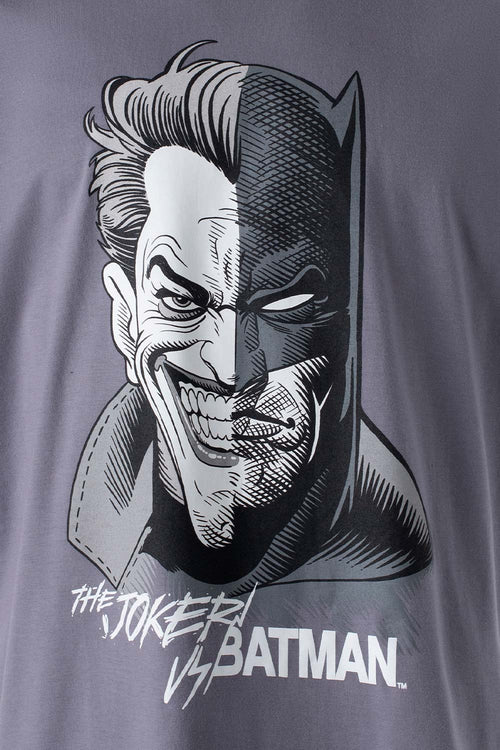 Card slide image -  CAMISETA DE EL JOKER MANGA CORTA GRIS PARA HOMBRE