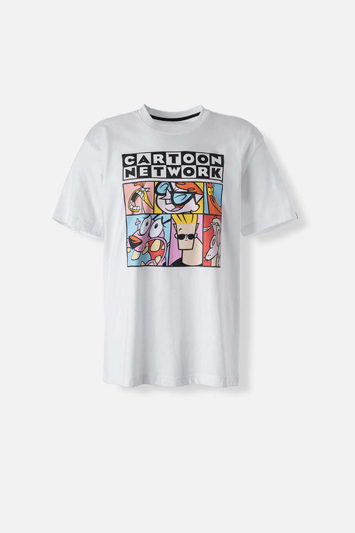 Card slide image -  CAMISETA DE CARTOON NETWORK BLANCA MANGA CORTA PARA HOMBRE