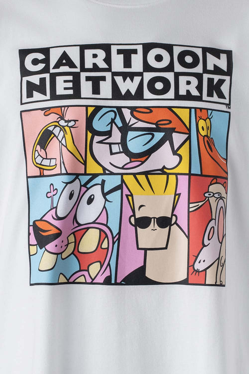 Card slide image -  CAMISETA DE CARTOON NETWORK BLANCA MANGA CORTA PARA HOMBRE