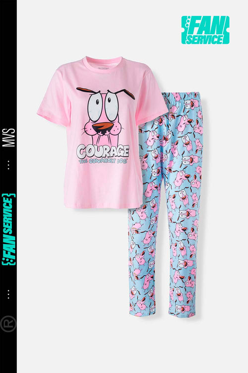 Card slide image -  PIJAMA DE CORAJE DE PANTALÓN LARGO MULTICOLOR PARA MUJER